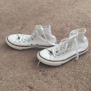 White high top Converse